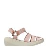 Sandały Fly London BASA 841 Light Pink Webbing P144841003
